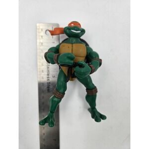TMNT Michelangelo Action Figure 2004 Playmates Toys Mirage Studios 5 Inch Mikey